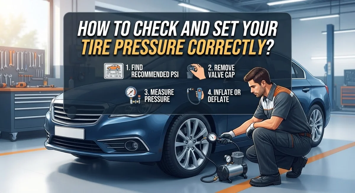 How to Check and Set Your Tire Pressure Correctly?
