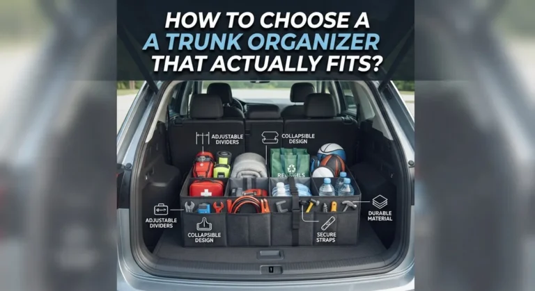 How to Choose a Trunk Organizer That Actually Fits