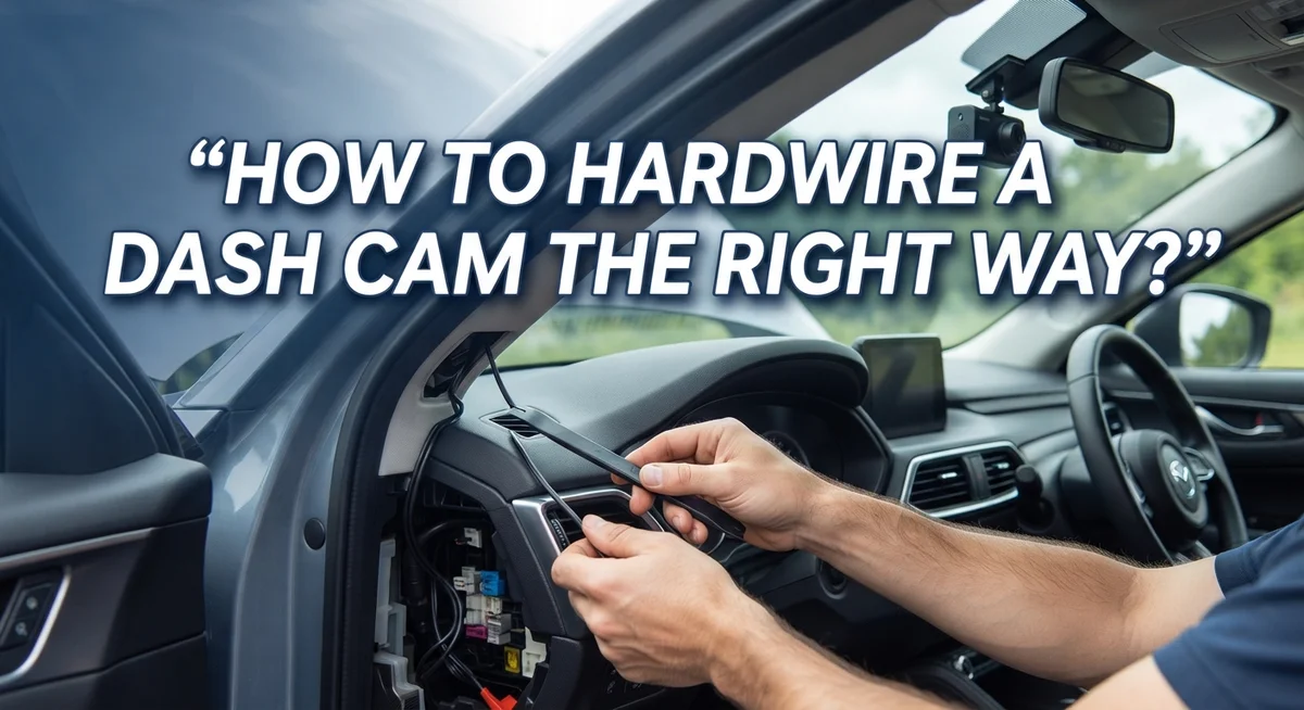 How to Hardwire a Dash Cam the Right Way?