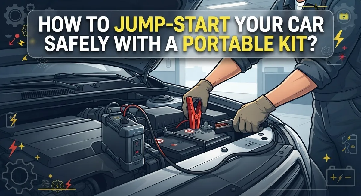 How to Jump-Start Your Car Safely With a Portable Kit?