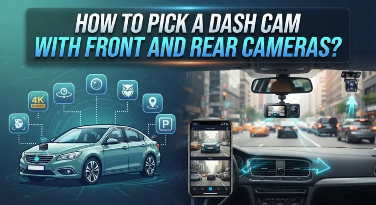 How to Pick a Dash Cam With Front and Rear Cameras?