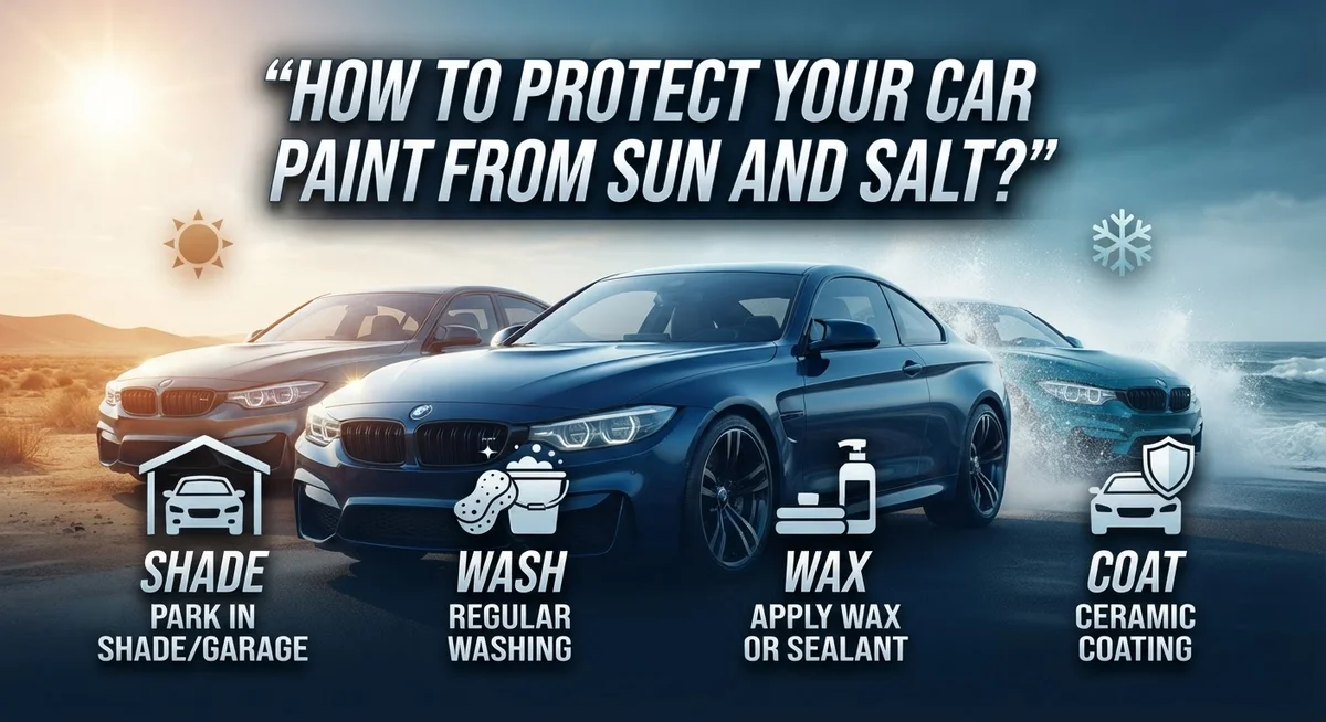 How to Protect Your Car Paint From Sun and Salt?