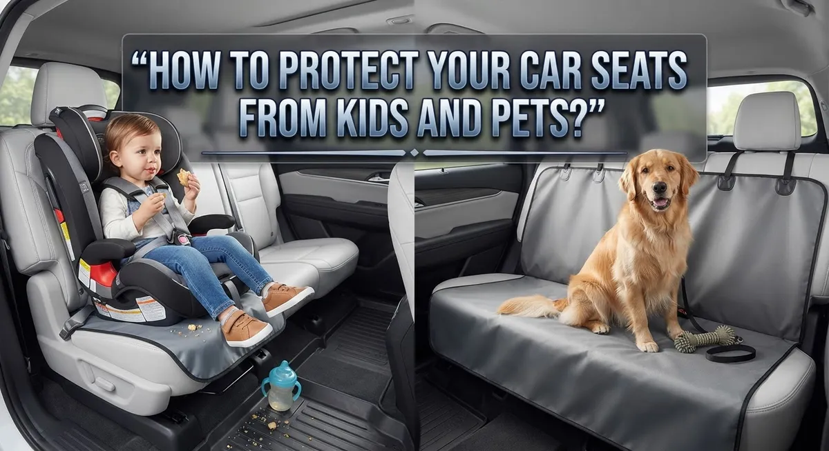 How to Protect Your Car Seats From Kids and Pets