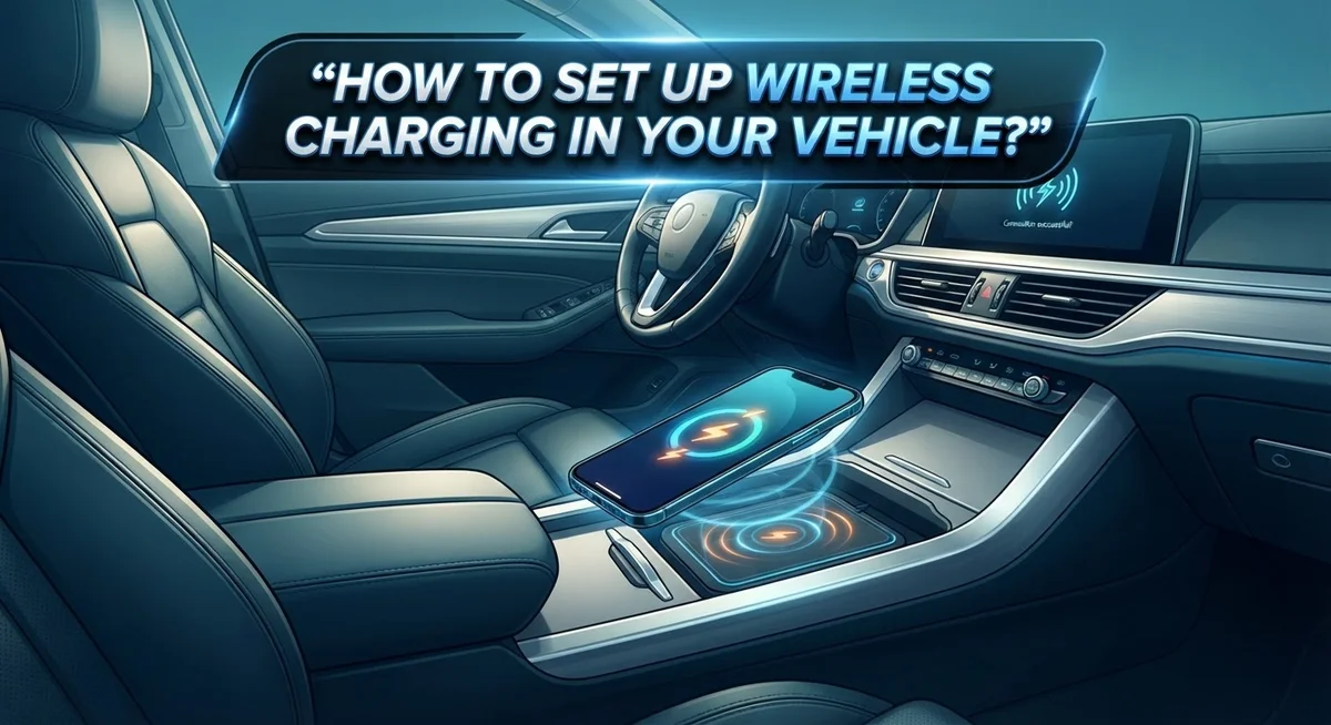 How to Set Up Wireless Charging in Your Vehicle?