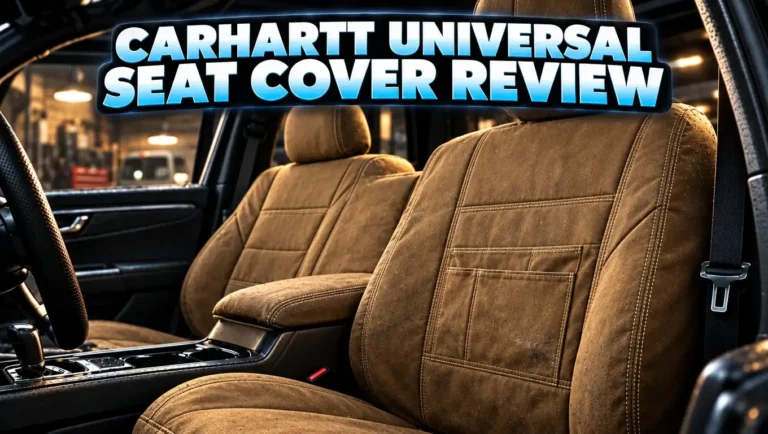 Carhartt Universal Seat Cover Review: Tough Canvas Protection?