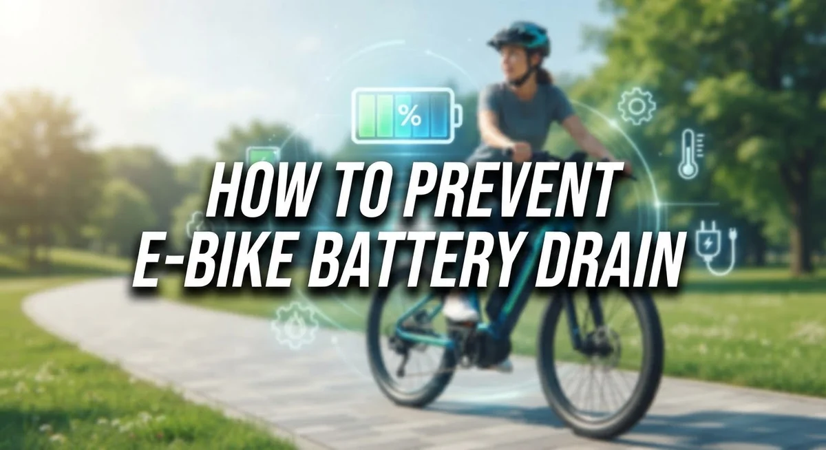 How to Prevent E-Bike Battery Drain: A Complete Guide