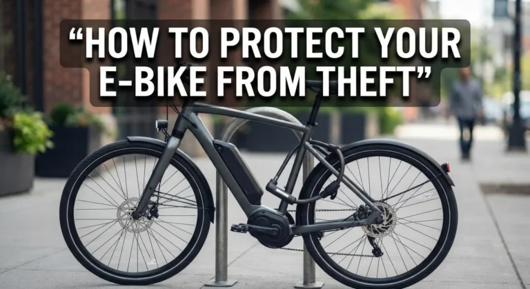 How to Protect Your E-Bike from Theft: A Complete Prevention Guide