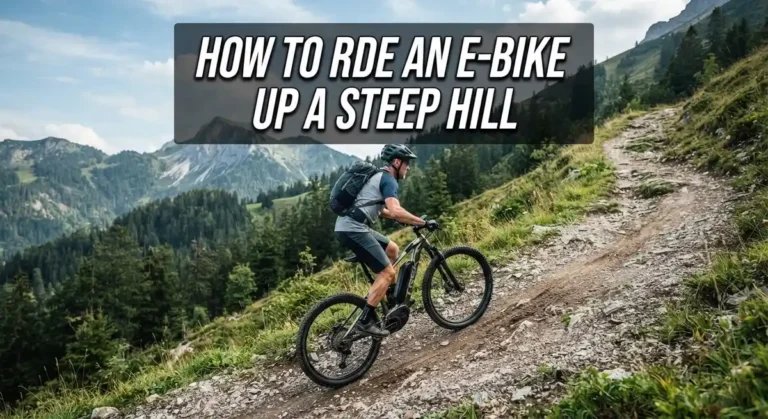 How to Ride an E-Bike Up a Steep Hill: A Complete Climbing Guide