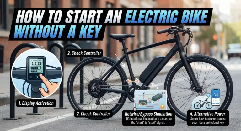 How to Start an Electric Bike Without a Key: Complete Guide