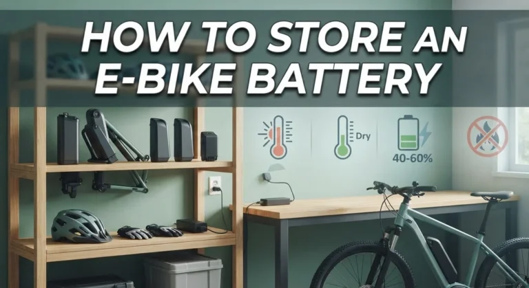 How to Store an E-Bike Battery: Complete Guide